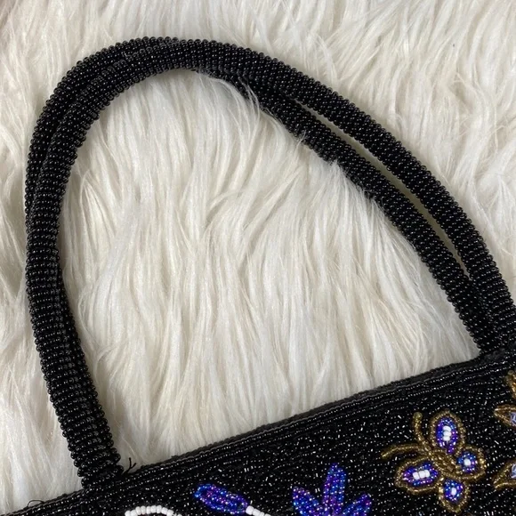 [ Vintage ] Floral Beaded Purse - Picture 9 of 15